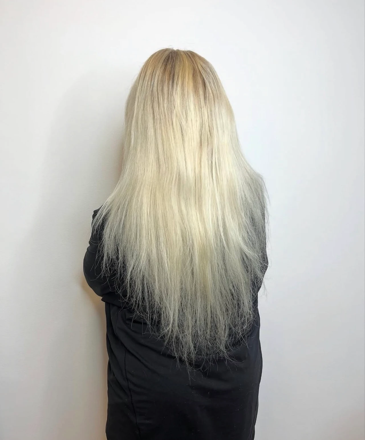 Hair before extensions — 4
